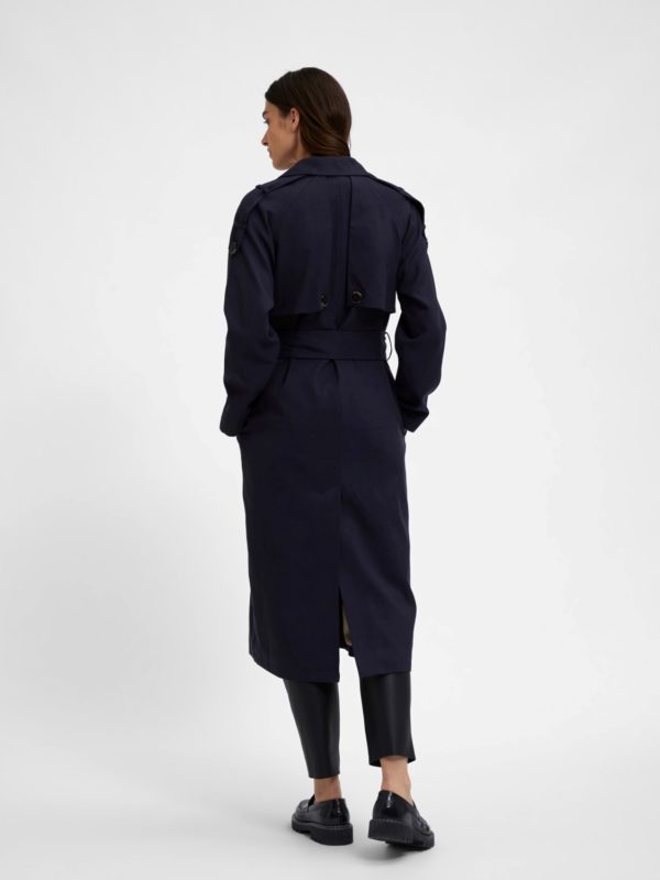 Selected Femme New Bren trenchcoat Dark navy
