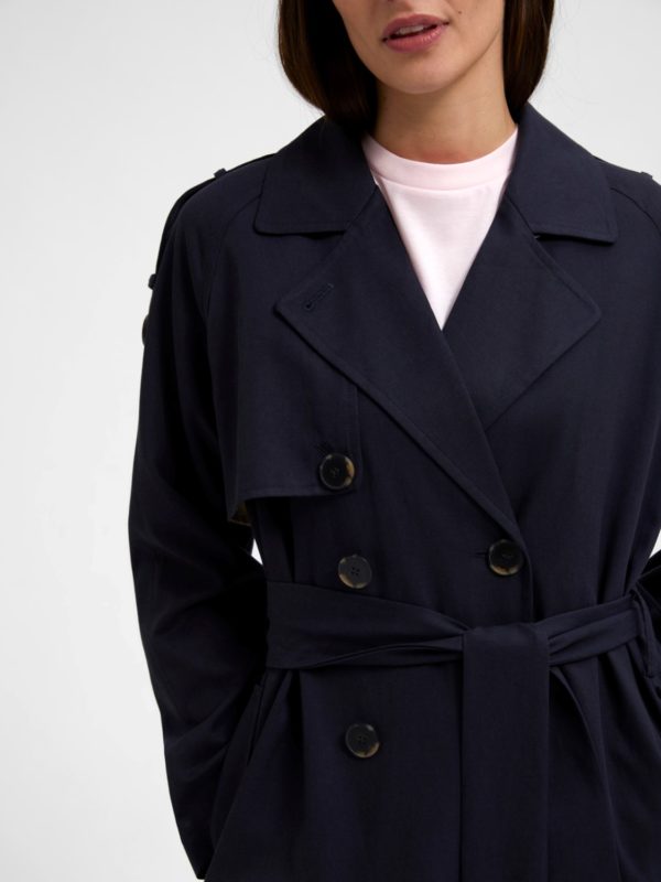 Selected Femme New Bren trenchcoat Dark navy