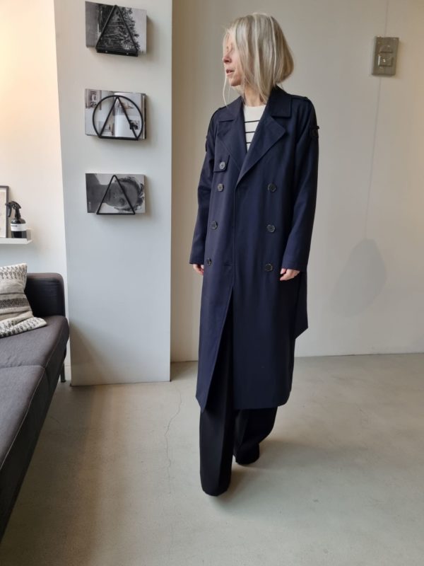 Selected Femme New Bren trenchcoat Dark navy