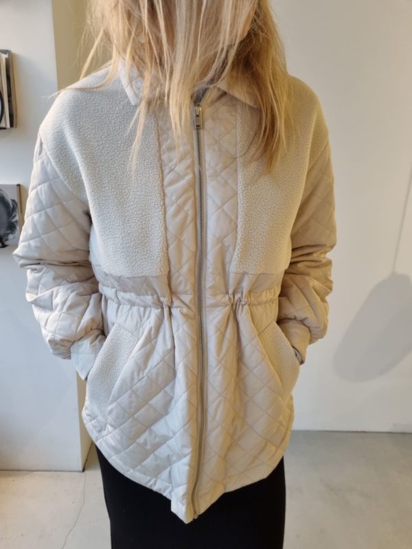 Selected Femme Norma quilted teddy jacket