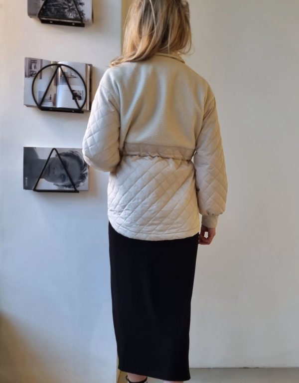 Selected Femme Norma quilted teddy jacket