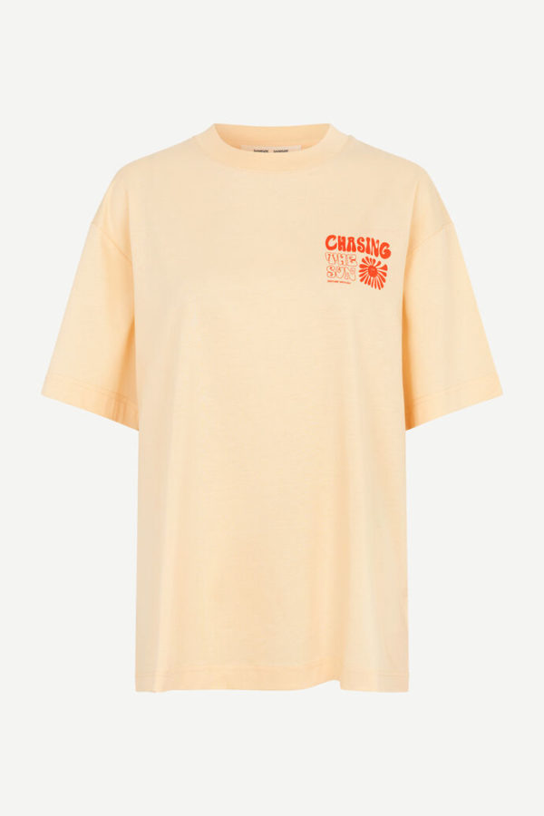 Samsøe & Samsøe Sun t-shirt Cornhusk