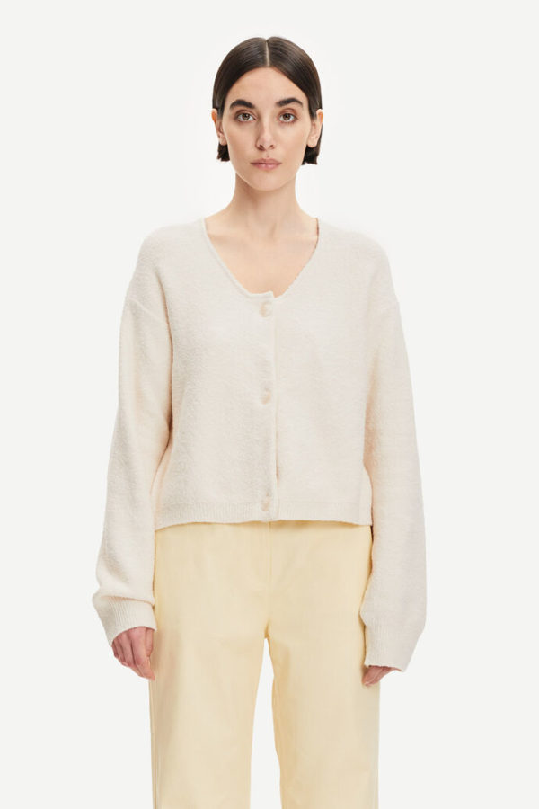 Samsøe & Samsøe Toria cardigan Whitecap gray