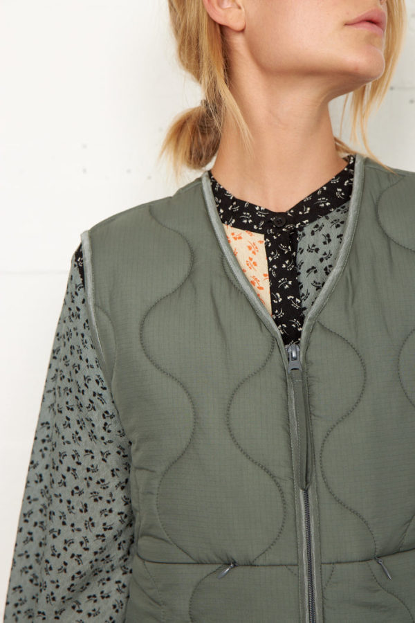 Second Female Calluna quilt waistcoat