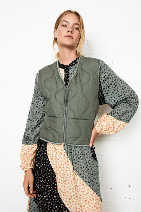 Second Female Calluna quilt waistcoat