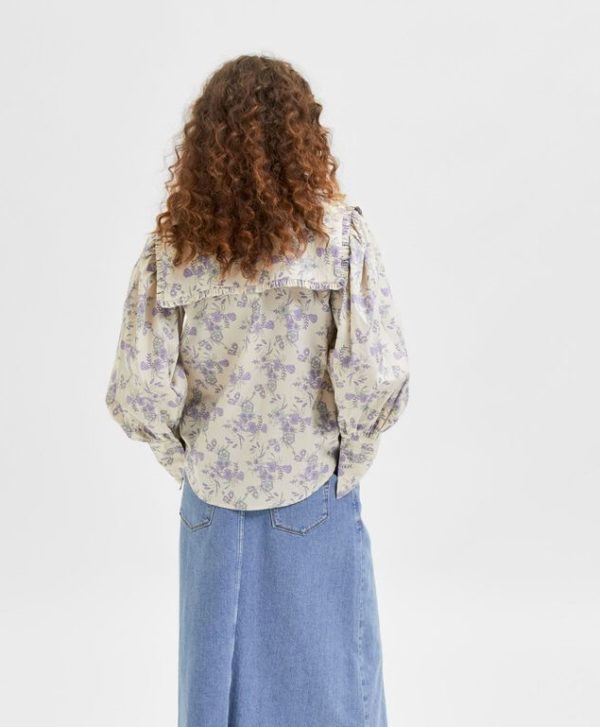 Selected Femme Blair shirt Flower