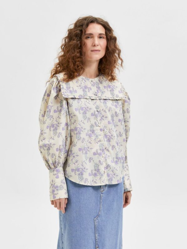 Selected Femme Blair shirt Flower