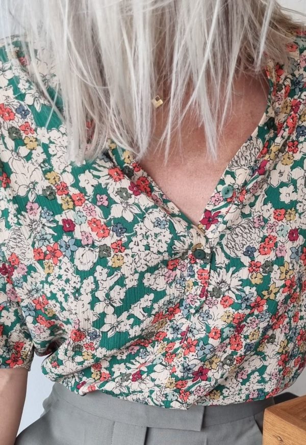 By Bar Bo blouse Poppy green