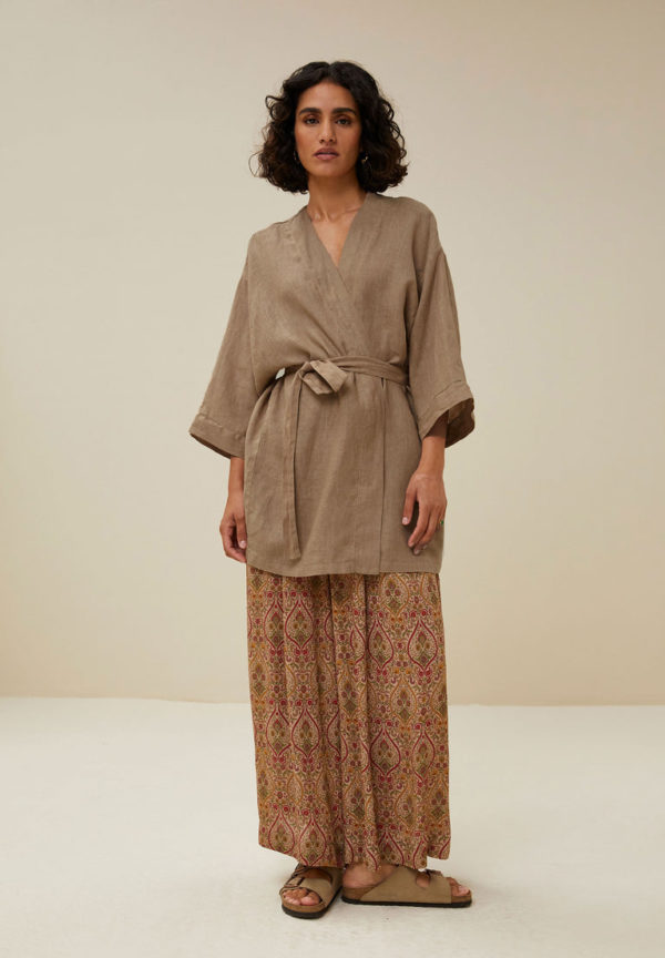 By Bar Imke linen jacket Toffee