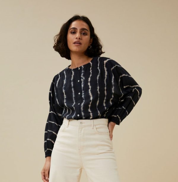 By Bar Jamie blouse Tie dye