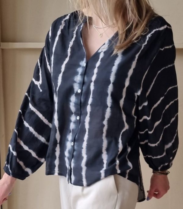 By Bar Jamie blouse Tie dye