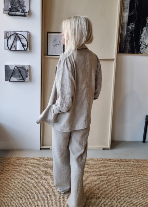 By Bar Lauren linen stripe jacket