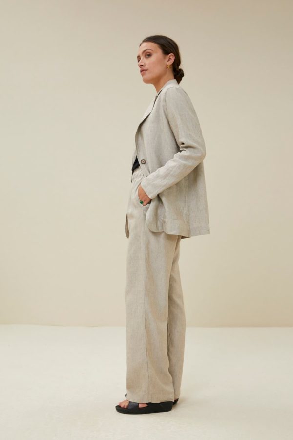 By Bar Robyn linen stripe pants