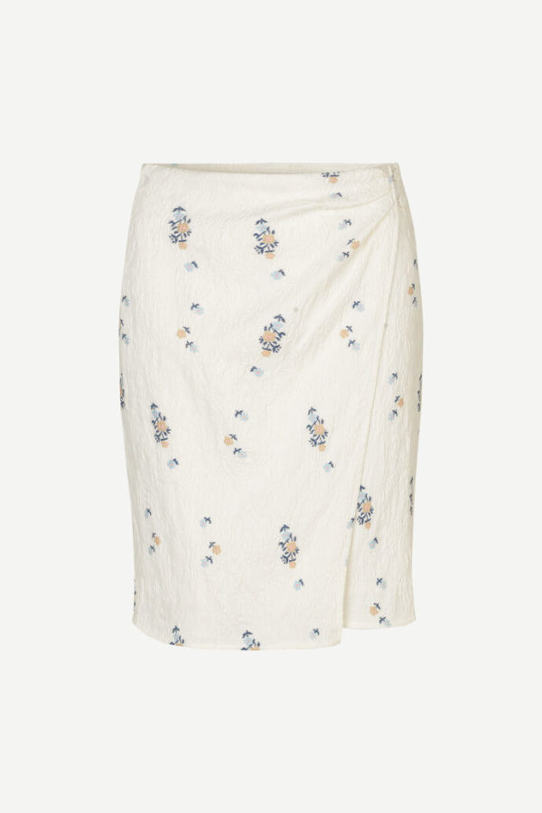 Samsøe & Samsøe Lina skirt White flower