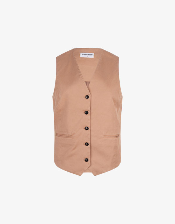 Ruby Tuesday Rafiki waistcoat Tan