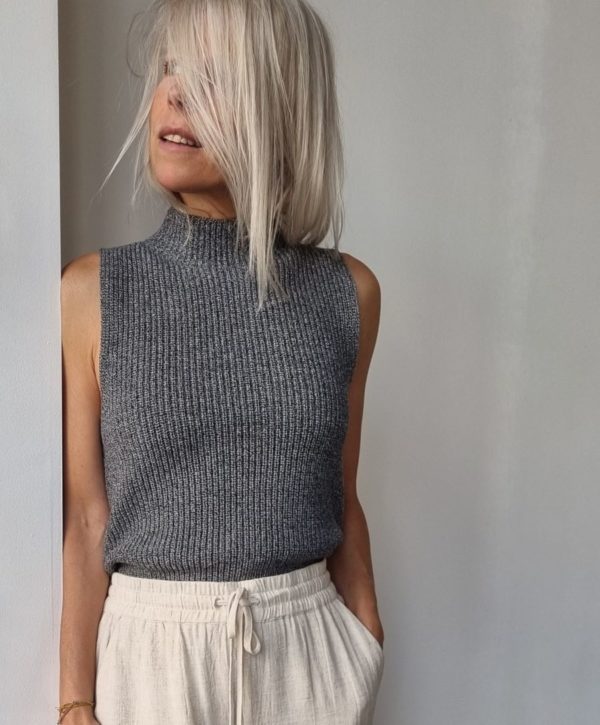 Ruby Tuesday pullover Veva top Black melange