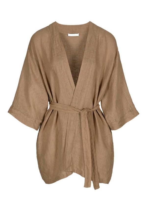By Bar Imke linen jacket Toffee