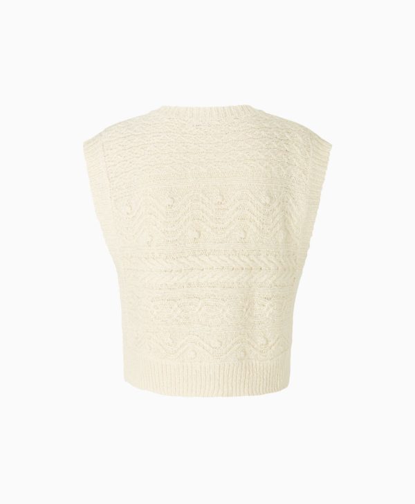 Second Female Florian knit vest Beige