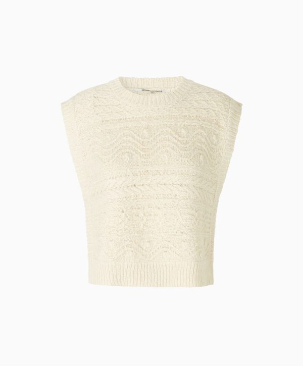 Second Female Florian knit vest Beige