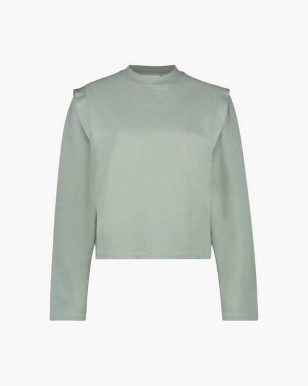 Another Label Kasuga sweater Grey green