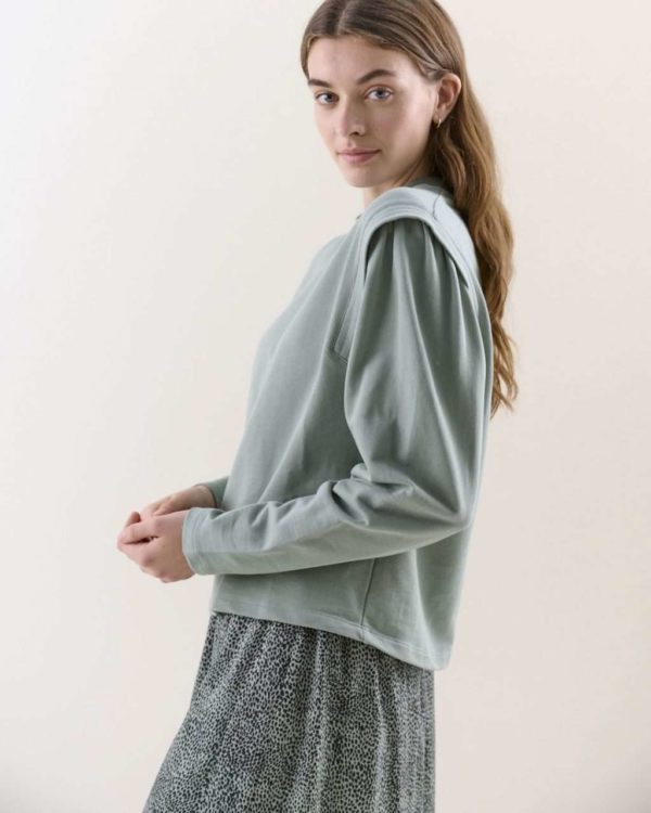Another Label Kasuga sweater Grey green