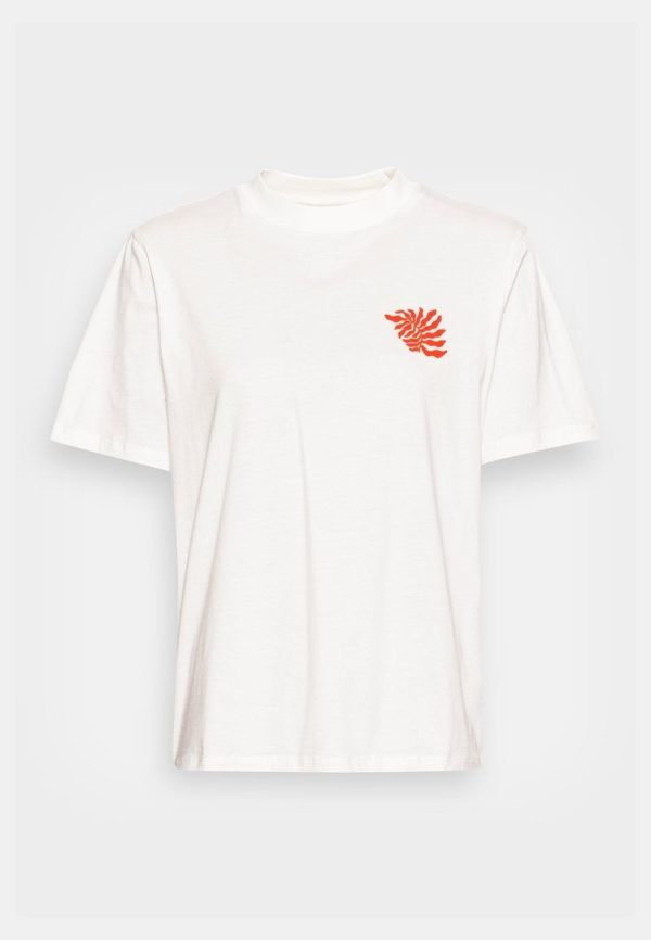 Another Label Leaf t-shirt Off white