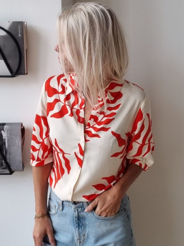 Another Label Lierre leaf shirt