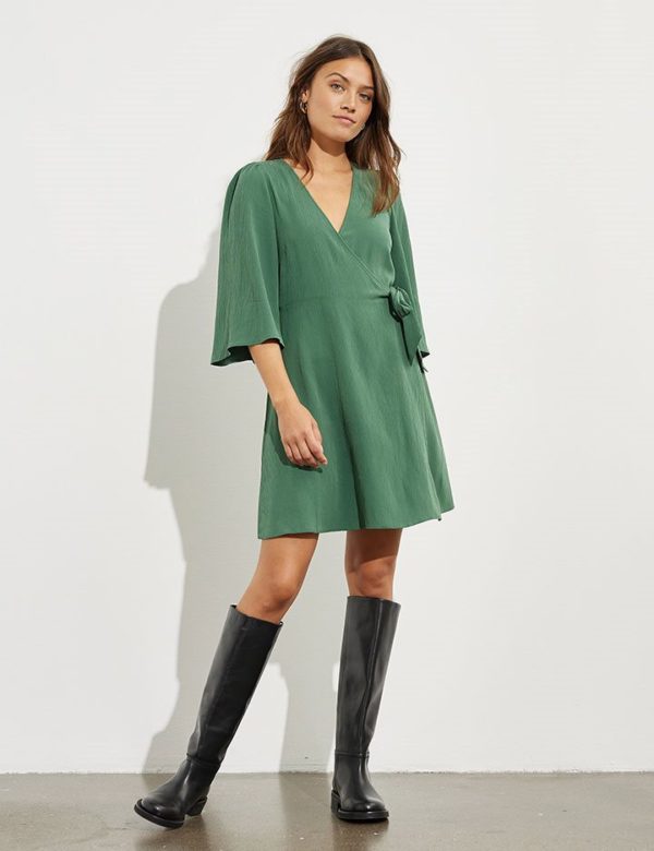 MbyM Melika wrap dress Green