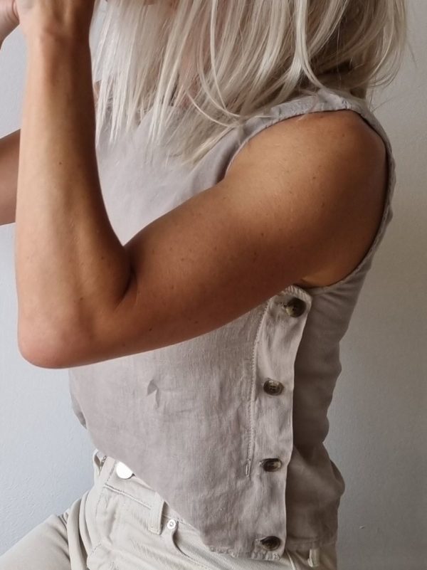 Club l'Avenir Moya top Taupe