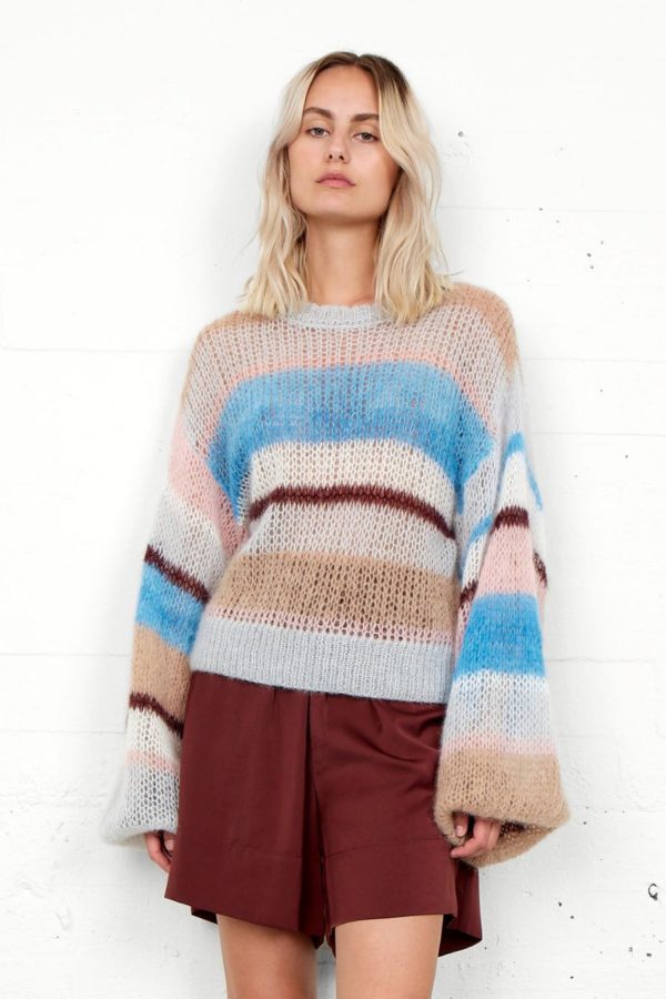 Second Female Alfi knit Malibu blue