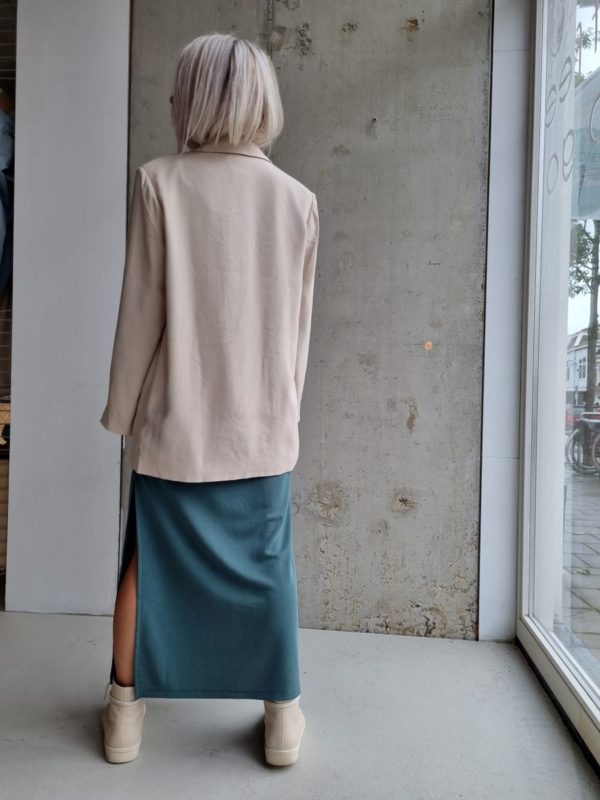 Another Label Elena twill blazer Sandshell
