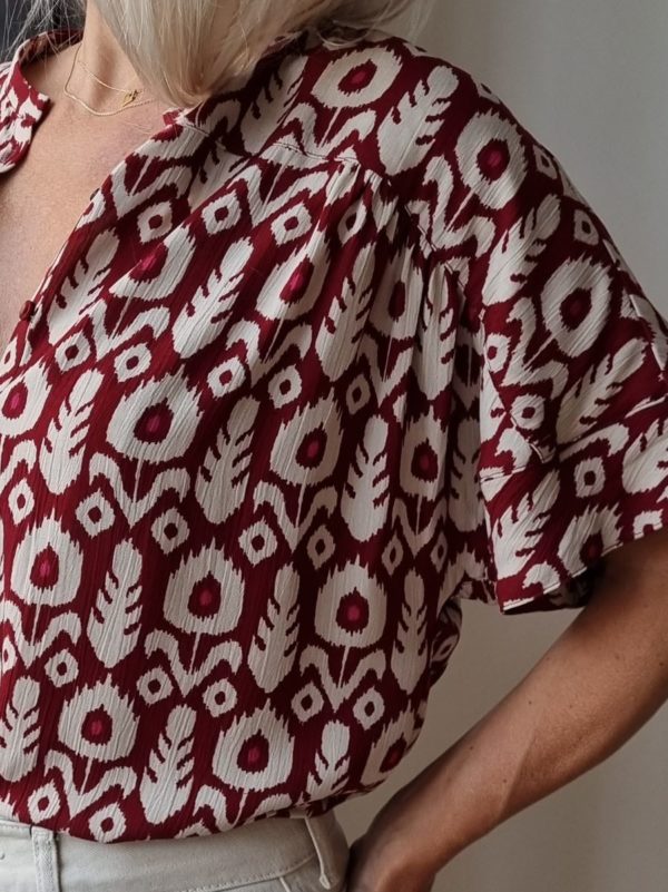 By Bar Bo Ikat blouse