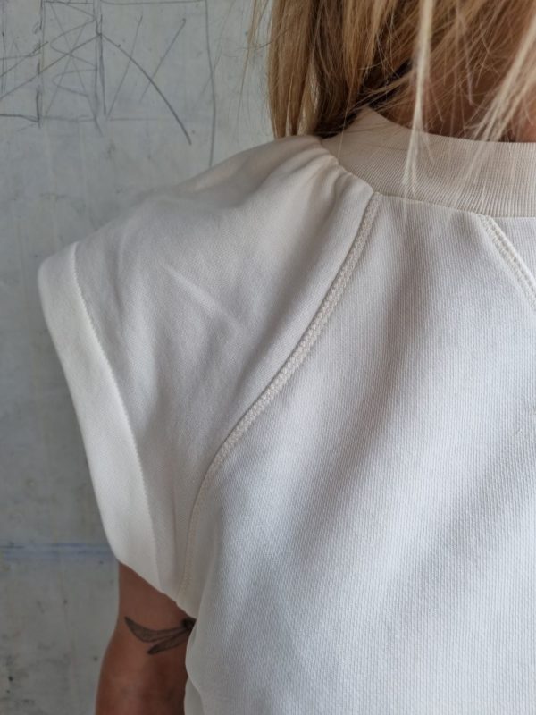 Second Female Polifoli sweatshirt Whisper white