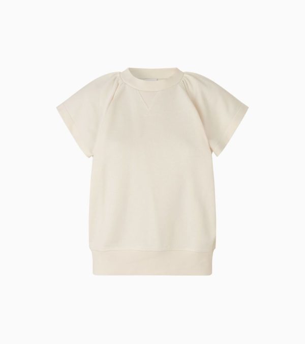 Second Female Polifoli sweatshirt Whisper white