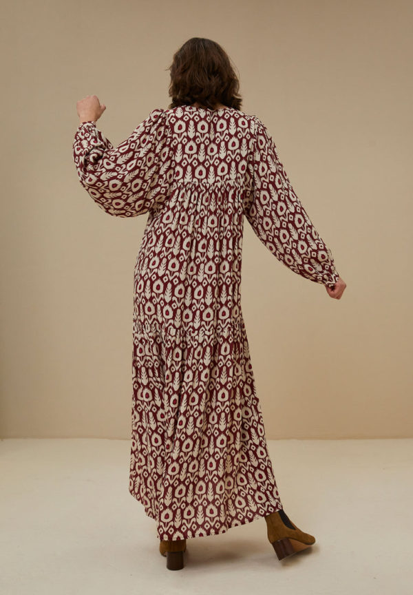 By Bar Rosa Ikat dress