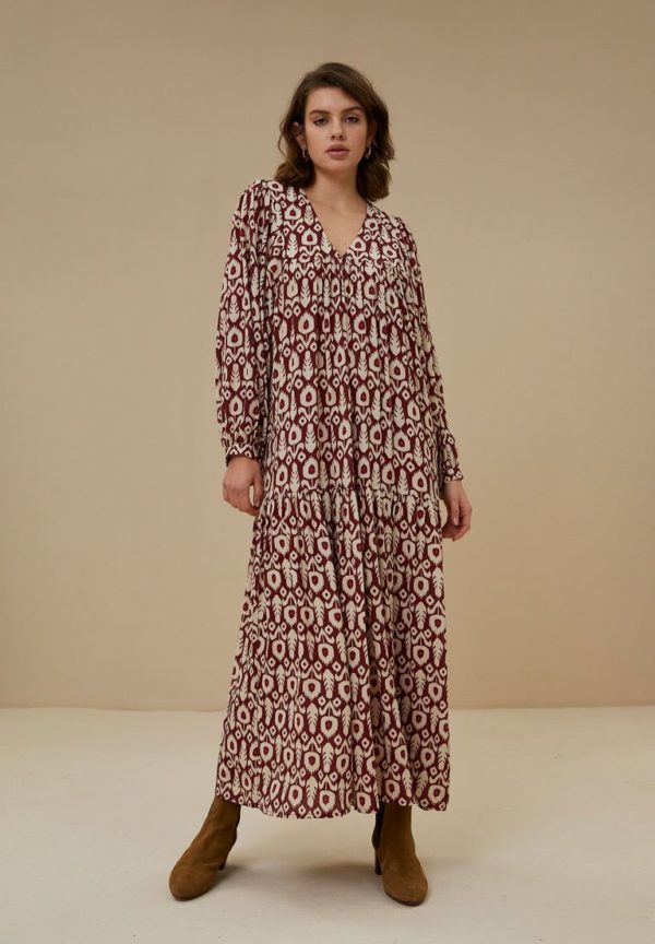 By Bar Rosa Ikat dress