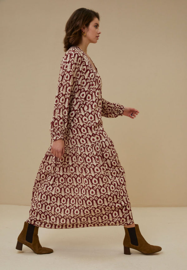 By Bar Rosa Ikat dress