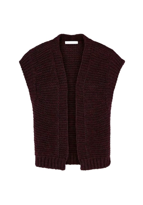 By Bar Sem gilet Aubergine