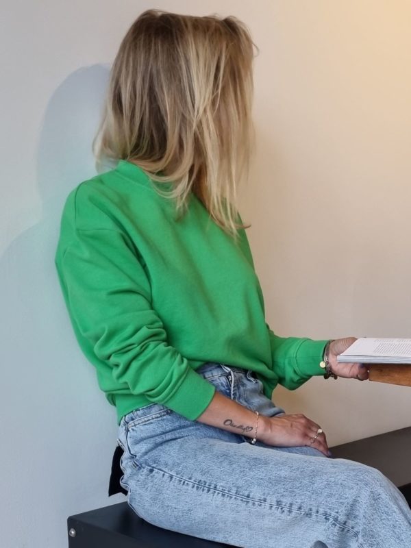 Samsøe & Samsøe Kelsey crew neck Vibrant green