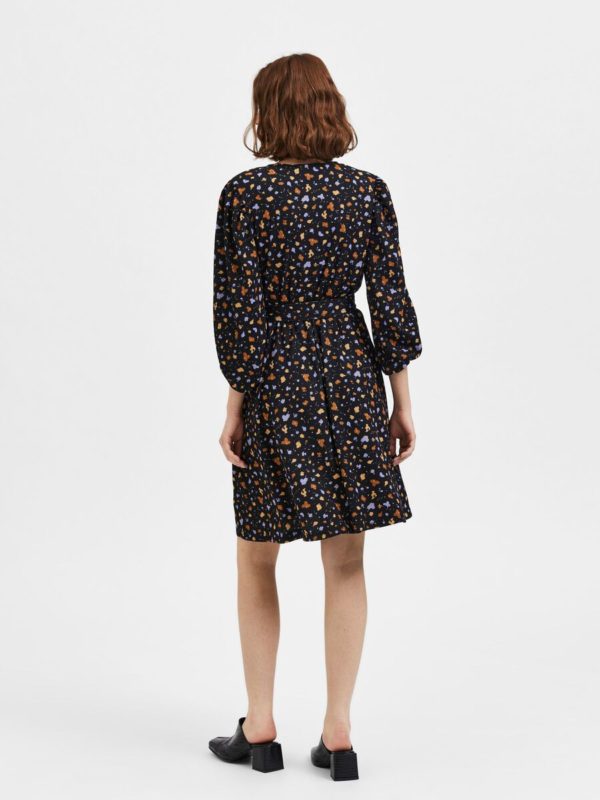 Selected Femme Mynthe dress Black