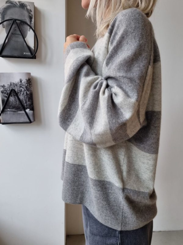 Samsøe & Samsøe Nola stripes Grey melee