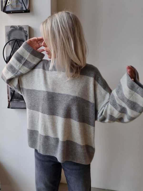 Samsøe & Samsøe Nola stripes Grey melee