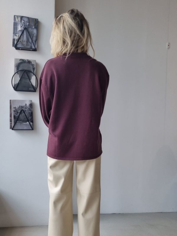Club l'Avenir Sophia sweater Eggplant
