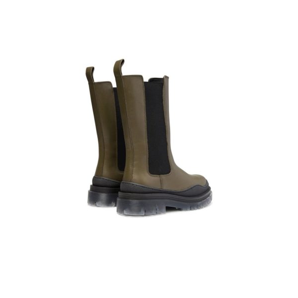 Garment Project Lucido high Chelsea boot Army