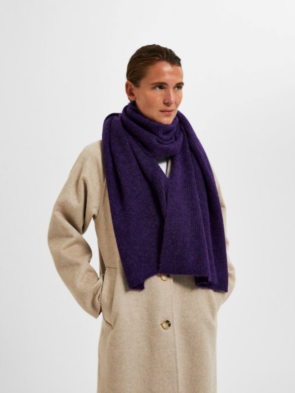 Selected Femme Lulu knit scarf 2 colors