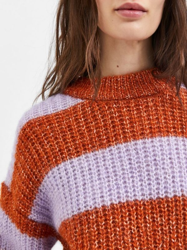 Selected Femme Scarlet knit Cinnamon stick