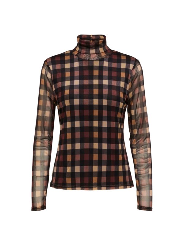 Selected Femme Tina top Brown sugar