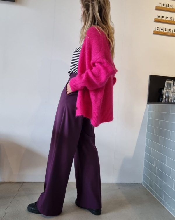Selected Femme Eliana pants Potent purple