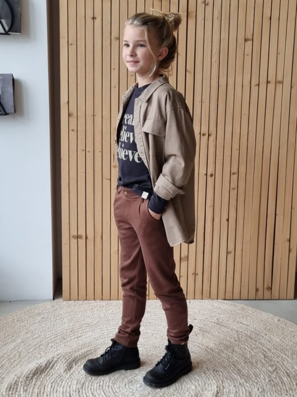 KIDS Lil' Atelier Icard pants Rocky road