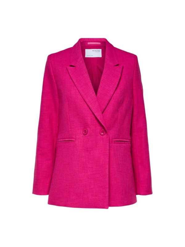 Selected Femme Polina blazer Raspberry rose